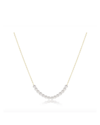 Enewton 16" Necklace Gold - Beaded Bliss Small Pearl