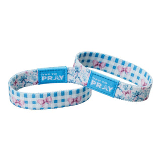 Tap To Pray® Wristband – Blue Belle