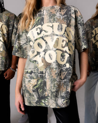 Jesus Loves You Camo T-Shirt