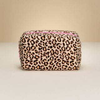 Leopard Pattern Print Cosmetic Pouch Bag / Organizer
