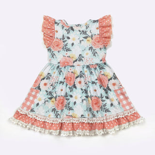 Seaside Blooms Girls Dress