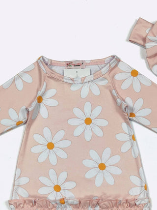 Soft Camomile Baby Gown