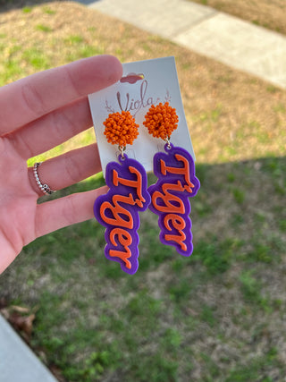 Tiger Earrings