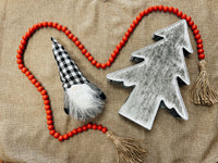 Red Bead Tassel Garland