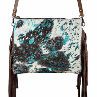 The Turquoise Fringe Crossbody (medium)