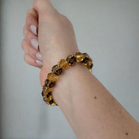 Glitzzy Girl 2 Bracelet in Gold and Amber