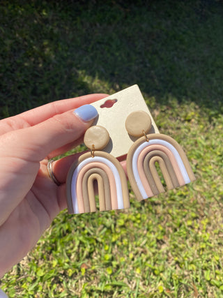 Clay Rainbow Earrings